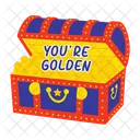 Treasure Chest Coins Icon