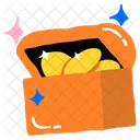Gold Pirate Map Icon