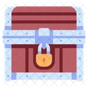 Lock Treasure Gold Icon