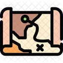 Treasure Map Adventure Icon