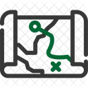 Treasure Map Adventure Icon