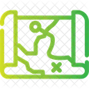 Treasure Map Adventure Icon