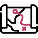 Treasure Map Adventure Icon