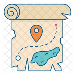 Treasure map  Icon