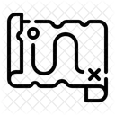 Treasure Map Location Map Icon