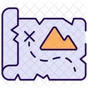 Treasure Map Map Treasure Icon