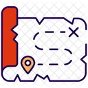Treasure Map Map Treasure Icon