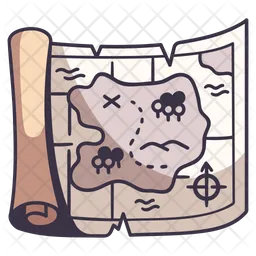 Treasure map  Icon