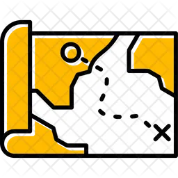 Treasure Map  Icon