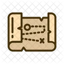 Treasure Map  Icon