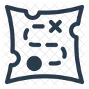 Treasure Map Old Pirate Icon