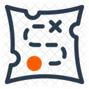 Treasure Map Old Pirate Icon
