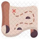 Treasure Map  Icon