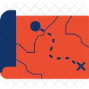Treasure Map  Icon