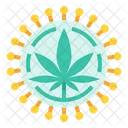 Aids Treatment Marijuana Icon