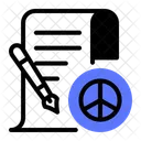 Treaty Peace Treaty Diplomacy Icon