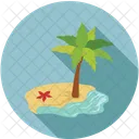 Tree Greenery Beach Icon