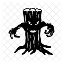 Tree Glyph Halloween Horror Icon