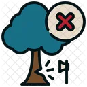 Tree Incorrect Prohibit Icon