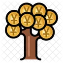 Tree Finance Money Icon