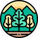 Tree Forest Green Icon