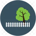Tree Fencing Garden Icon