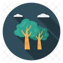 Tree Clouds Summer Icon