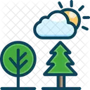 Summer Christmas Tree Tree Icon