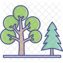 Dotted Leaf Fir Tree Generic Plants Icon