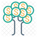 Tree Finance Money Icon