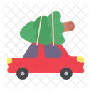 Tree Christmas Tree Transportation Icon