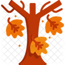 Tree Autumn Botanical Icon