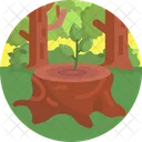 Nature Tree Stump Icon