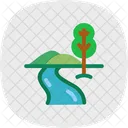 Tree Nature River Icon