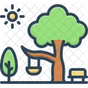 Tree Park Plantation Icon