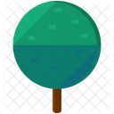Circle Tree Greenery Icon