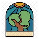 Tree Badge Tree Plant Icon