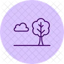 Tree Beside Field Tree Field Icon