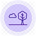 Tree Beside Field Tree Field Icon