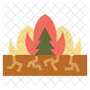 Tree Burning  Icon