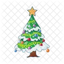 Tree Christmas Christmas Gift Box Icon
