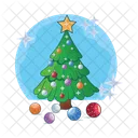 Tree christmas decoration  Icon