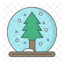 Tree Ball Snowflake Icon