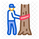 Tree Felling Lumberjack Icon