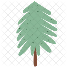 Tree flat illustration  Icon