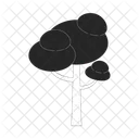 Tree Fluffy Tree Plant Trunk Icon