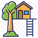 Tree House House Tree Icon