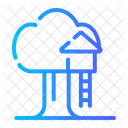 Tree House Fairytale Tree Icon