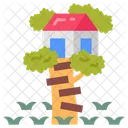 Tree House Tree Fort Tree Playhouse Icon