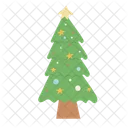 Christmas Tree Decorated Icon